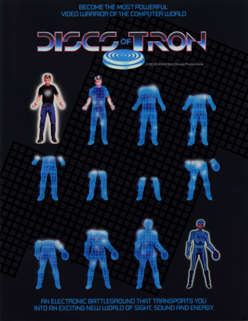 Discs of Tron (Upright) Arcade Game Cover